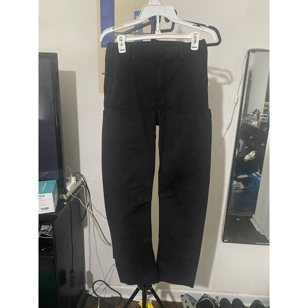 Yeezy x Gap Balenciaga Engineered Santeen Black Cargo Pants